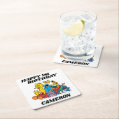 Sesamstraat Vrienden 1e verjaardag Kartonnen Onderzetters (Insitu)