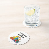 Sesamstraat Vrienden 1e verjaardag Kartonnen Onderzetters (Insitu)