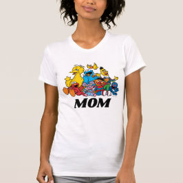Sesamstraat Vrienden 1e verjaardag mama T-shirt