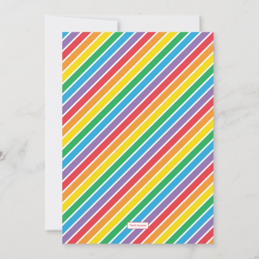 Sesamstraat Vrienden 1e Verjaardag Neem een trakta Kaart (Achterkant)