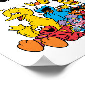 Sesamstraat Vrienden 1e Verjaardag Neem een trakta Poster (Hoek)