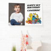 Sesamstraat Vrienden 1e verjaardag Spandoek (Insitu)