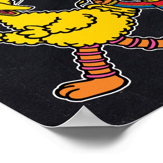 Sesamstraat Vrienden 1e verjaardag van de Balloons Poster (Hoek)