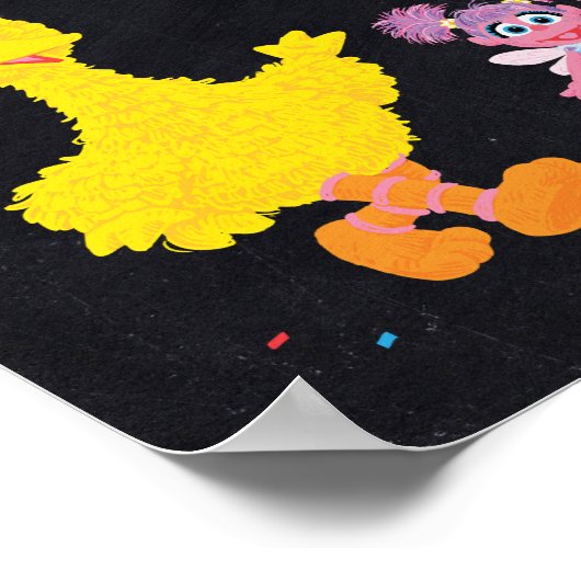 Sesamstraat Vrienden | 3e verjaardag Poster (Hoek)