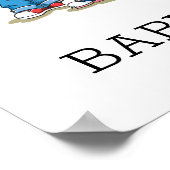 Sesamstraat Vrienden Baby shower Welkomstteken Poster (Hoek)