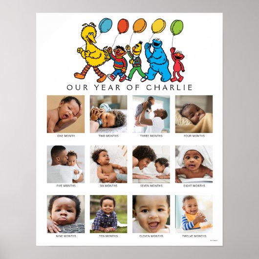 Sesamstraat Vrienden | Baby's eerste jaar Poster (Voorkant)