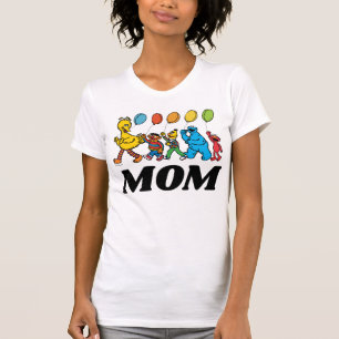 Sesamstraat Vrienden   Birthday-ballonnen — Mam T-shirt