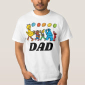 Sesamstraat Vrienden | Birthday-ballonnen - pa T-S T-shirt (Voorkant)
