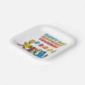 Sesamstraat Vrienden | Birthday-ballonnen Papieren Bordje (Gebogen)