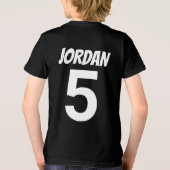 Sesamstraat Vrienden | Birthday Boy - Naam & Leeft Tri-Blend Shirt (Achterkant)