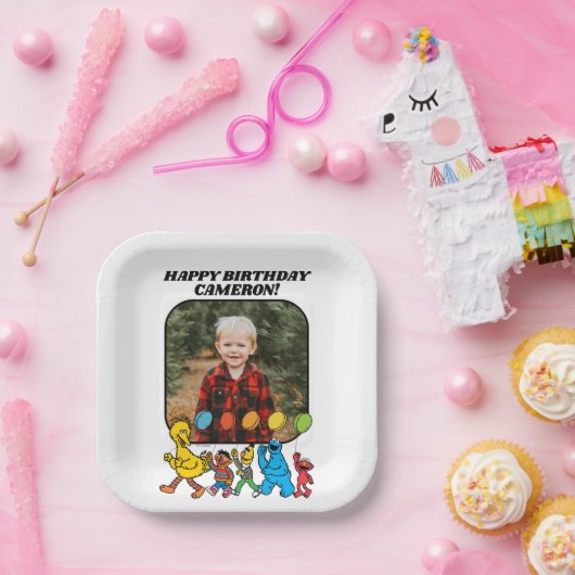 Sesamstraat Vrienden | Borden voor partijballonpap Papieren Bordje (Feest)