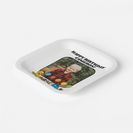 Sesamstraat Vrienden | Borden voor partijballonpap Papieren Bordje (Gebogen)
