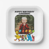 Sesamstraat Vrienden | Borden voor partijballonpap Papieren Bordje (Voorkant)