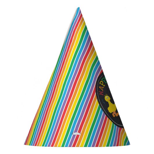 Sesamstraat Vrienden Chalkboard regenboogvaart 1e Feesthoedjes (Links)