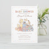 Sesamstraat Vrienden Confetti Baby shower Kaart (Staand voorkant)