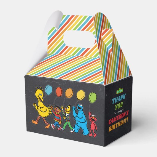 Sesamstraat Vrienden | Dagen van zeeluinen voor de Bedankdoosjes (Achterkant)