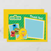 Sesamstraat Vrienden dank u Bedankkaart (Voorkant / Achterkant)