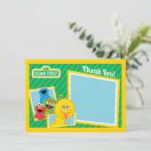 Sesamstraat Vrienden dank u Bedankkaart (Staand voorkant)