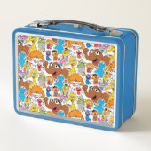 Sesamstraat Vrienden Doodley Pattern (Achterkant)