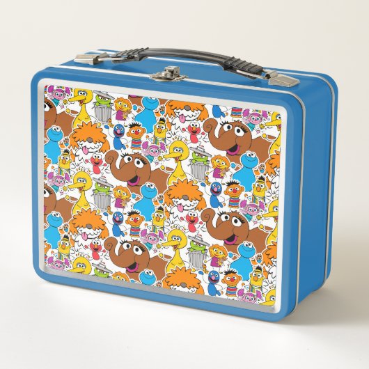 Sesamstraat Vrienden Doodley Pattern (Voorkant)