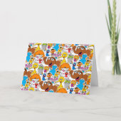 Sesamstraat Vrienden Doodley Pattern Kaart (Voorkant)