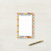 Sesamstraat Vrienden Doodley Pattern Post-it® Notes (Op bureau)