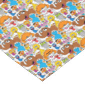 Sesamstraat Vrienden Doodley Pattern Tafelkleed (Gekanteld)