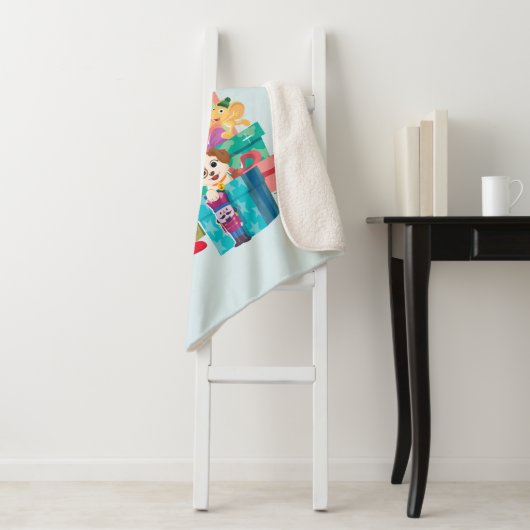 Sesamstraat Vrienden en Cadeaus Sherpa Deken (In situ)