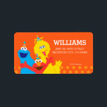 Sesamstraat Vrienden Etiket<br><div class="desc">Laat uw e-mail opvallen met dit levendige adreslabel met Sesamstraat-thema met Elmo, Big Bird en Cookie Monster. Geaccentueerd met kleurrijke details, is dit speelse ontwerp perfect voor het toevoegen van charme aan verjaardagsuitnodigingen, bedankbriefjes of dagelijkse correspondentie. met jouw naam en adres, is het een heerlijke manier om de magie van...</div>