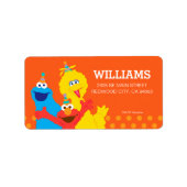 Sesamstraat Vrienden Etiket (Voorkant)