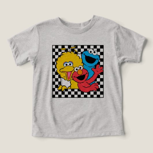 Sesamstraat Vrienden geruit (Design voorkant)