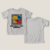 Sesamstraat Vrienden geruit verjaardagsjongen (Ontwerp Voorkant & Achterkant)