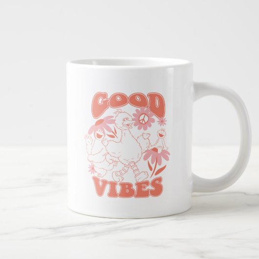 Sesamstraat Vrienden | Good Vibes Grote Koffiekop (Rechts)