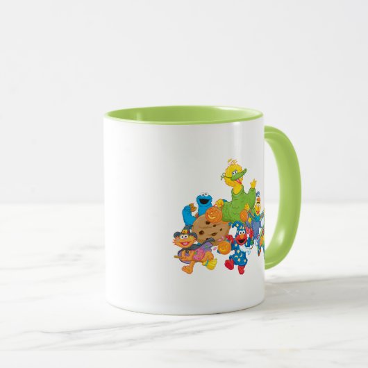 Sesamstraat Vrienden | Halloween Costumes Mok (Voorkant rechts)