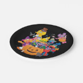 Sesamstraat Vrienden | Happy Halloween Papieren Bordje (Gekanteld)