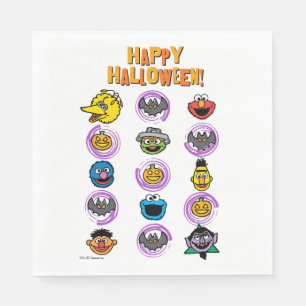 Sesamstraat Vrienden - Happy Halloween! Servetten