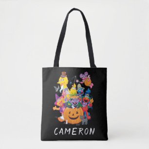 Sesamstraat Vrienden   Happy Halloween Tote Bag