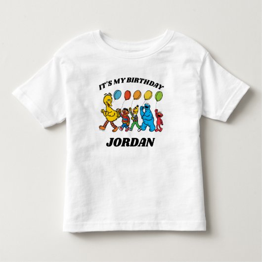 Sesamstraat Vrienden | Het is mijn verjaardag Kinder Shirts (Voorkant)
