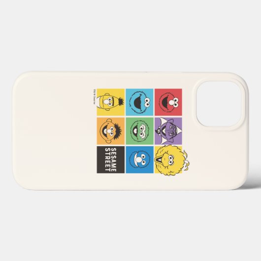 Sesamstraat Vrienden | Kleurblokken Case-Mate iPhone Case (Achterkant (horizontaal))