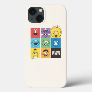 Sesamstraat Vrienden   Kleurblokken Case-Mate iPhone Case