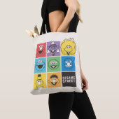 Sesamstraat Vrienden | Kleurblokken Tote Bag (Dichtbij)