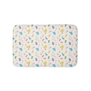 Sesamstraat Vrienden   Kleurrijk  patroon Badmat