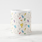Sesamstraat Vrienden | Kleurrijk patroon Grote Koffiekop (Voorkant)