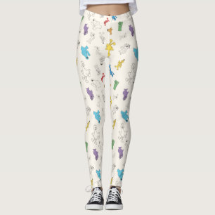 Sesamstraat Vrienden   Kleurrijk  patroon Leggings