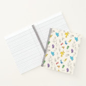 Sesamstraat Vrienden | Kleurrijk  patroon Notitieboek (Binnen)