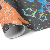 Sesamstraat Vrienden Krijtbord Regenboog Cadeaupapier (Rol Hoek)