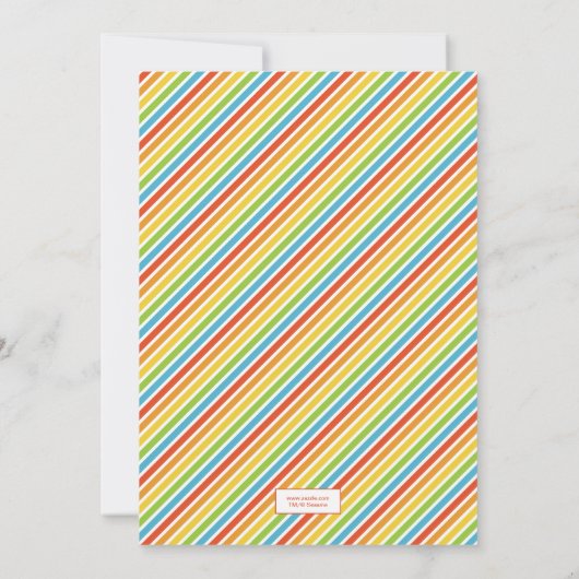 Sesamstraat Vrienden | Luchtballonnen 3e verjaarda Kaart (Achterkant)