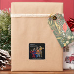 Sesamstraat Vrienden | Merry Christmas Gift Label<br><div class="desc">Voeg deze leuke Sesamstraat Vrienden sticker toe aan elk feestgeschenk.</div>