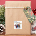 Sesamstraat Vrienden | Merry Christmas Gift Label<br><div class="desc">Voeg deze leuke Sesamstraat Vrienden sticker toe aan elk feestgeschenk.</div>
