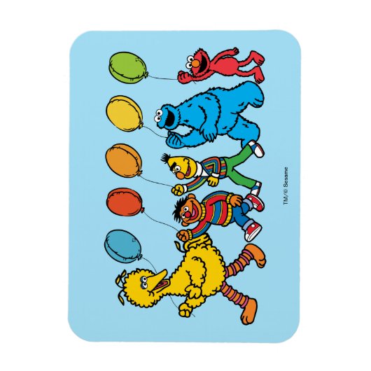 Sesamstraat Vrienden | Partijballonnen Magneet (Verticaal)